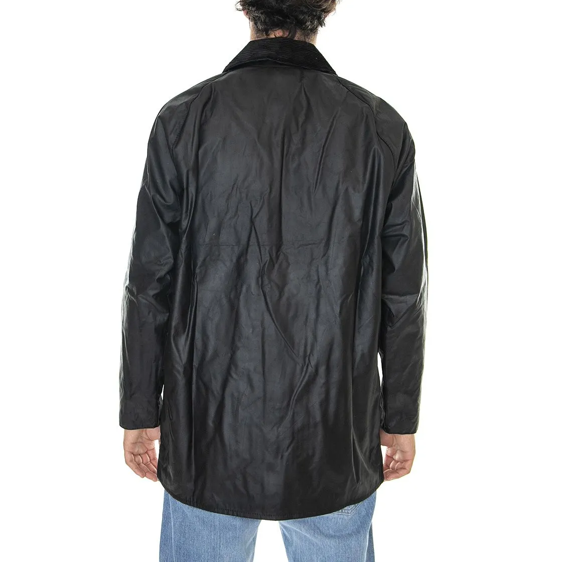 Barbour Beaufort Wax Jacket Black - Giacca Invernale Uomo Nera    