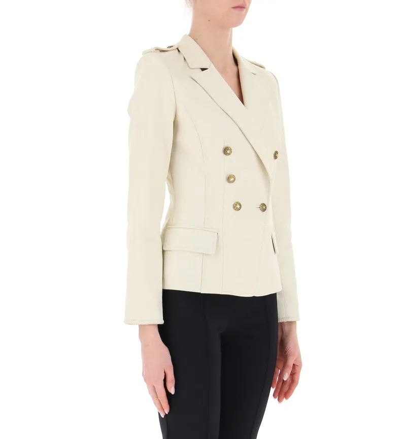 Blazer in pelle