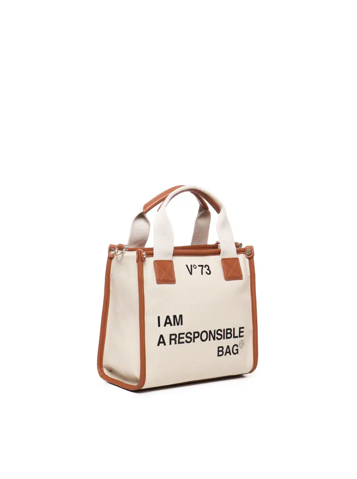 BORSA TOTE RESPONSABILITY IN CANVAS