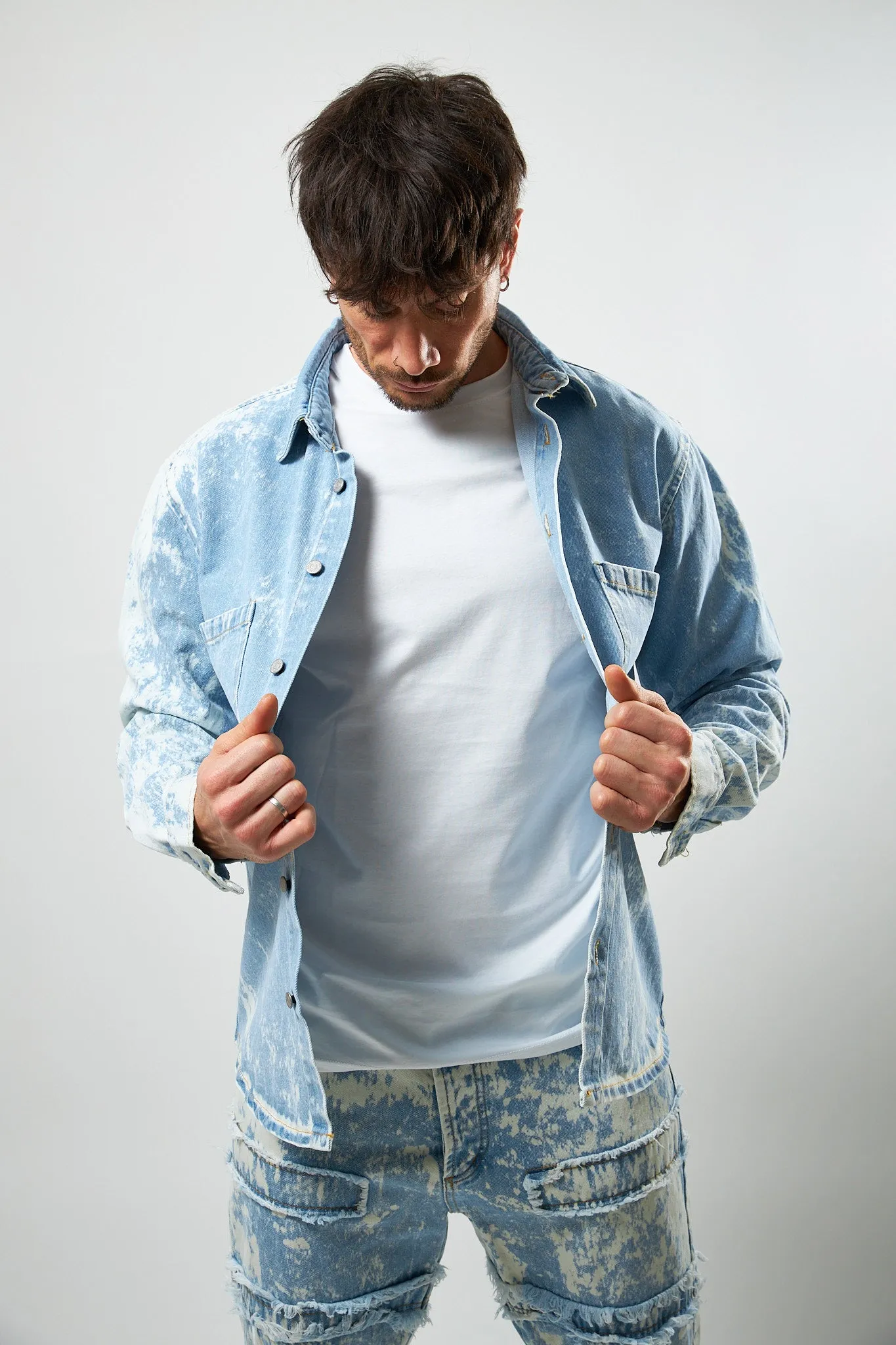 Camicia Denim Paint