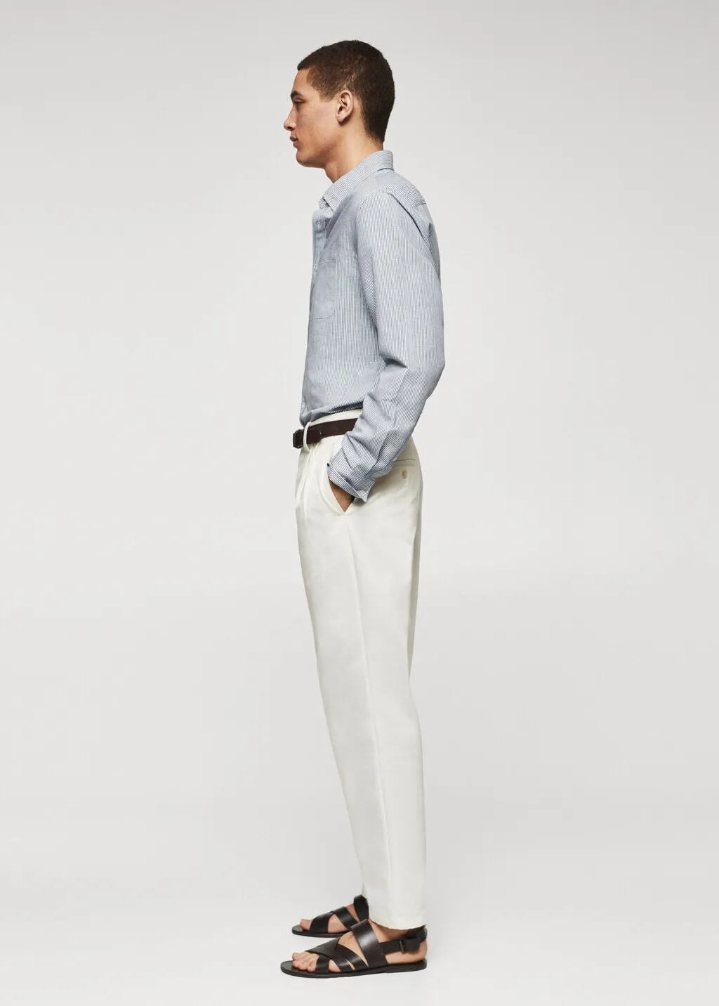 Camicia oversize righe