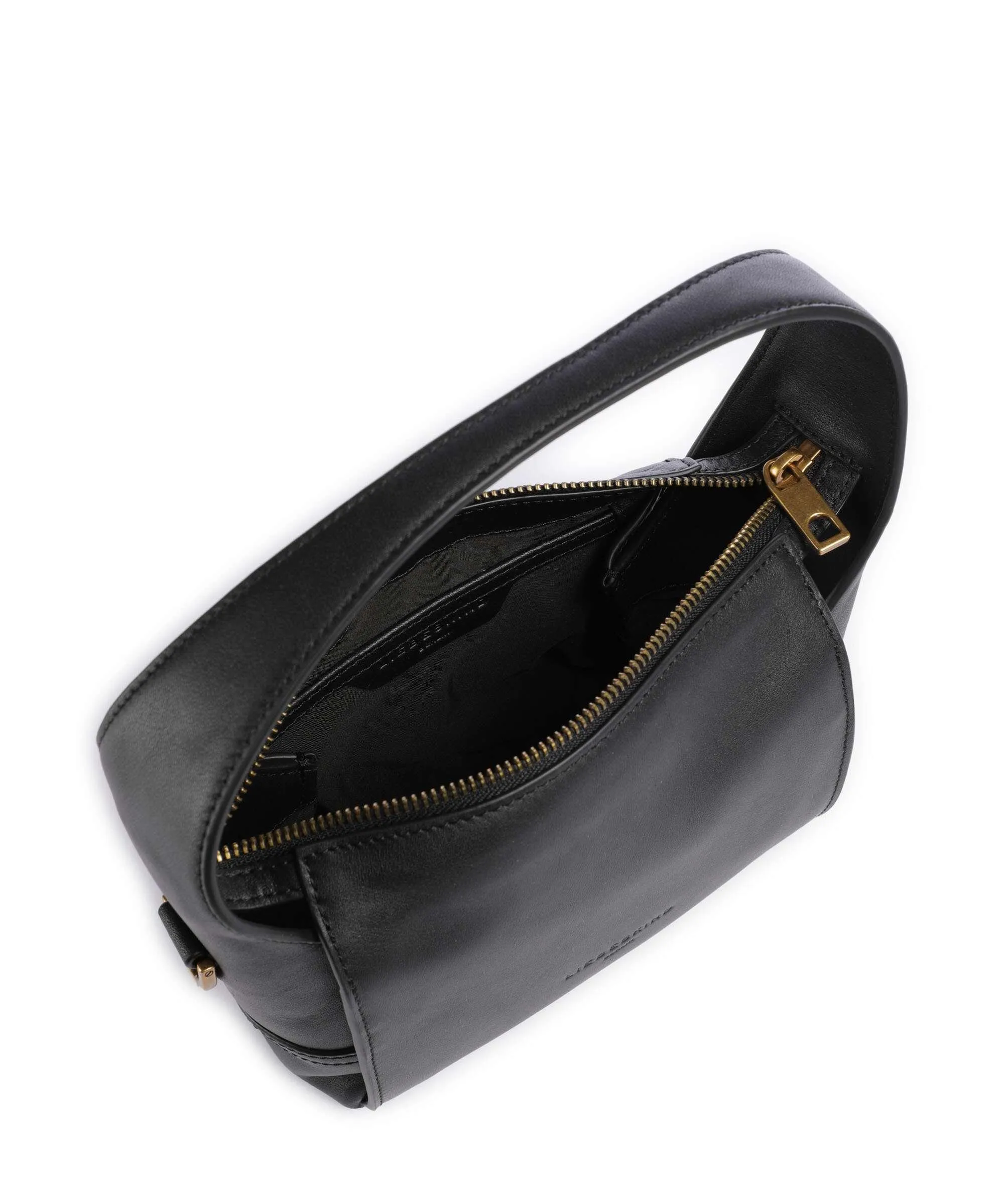  Liebeskind Lou 2 Calf Optic XS Borsa a tracolla pelle a grana fine nero  