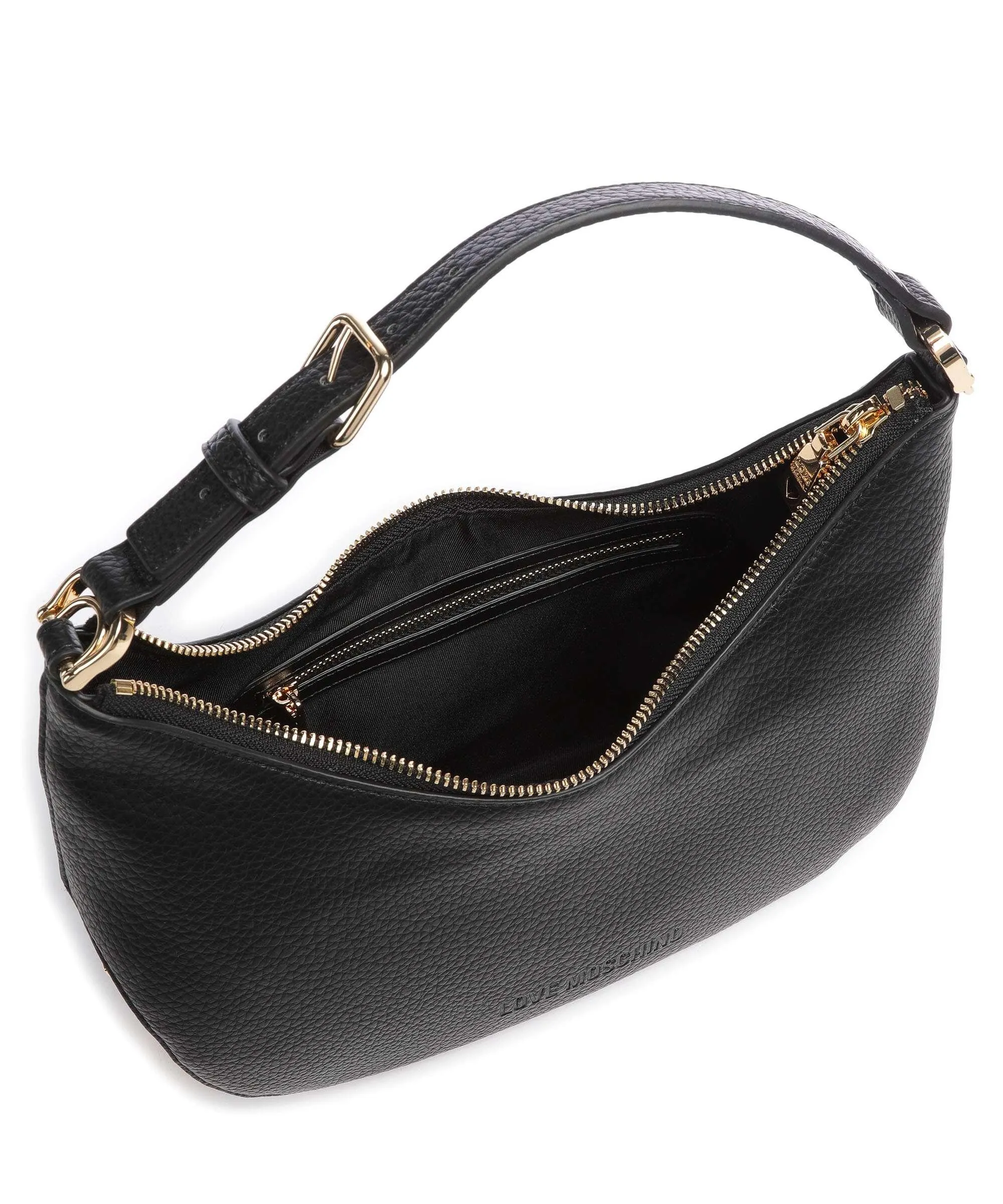  Love Moschino Giant Borsa hobo pelle sintetica nero  
