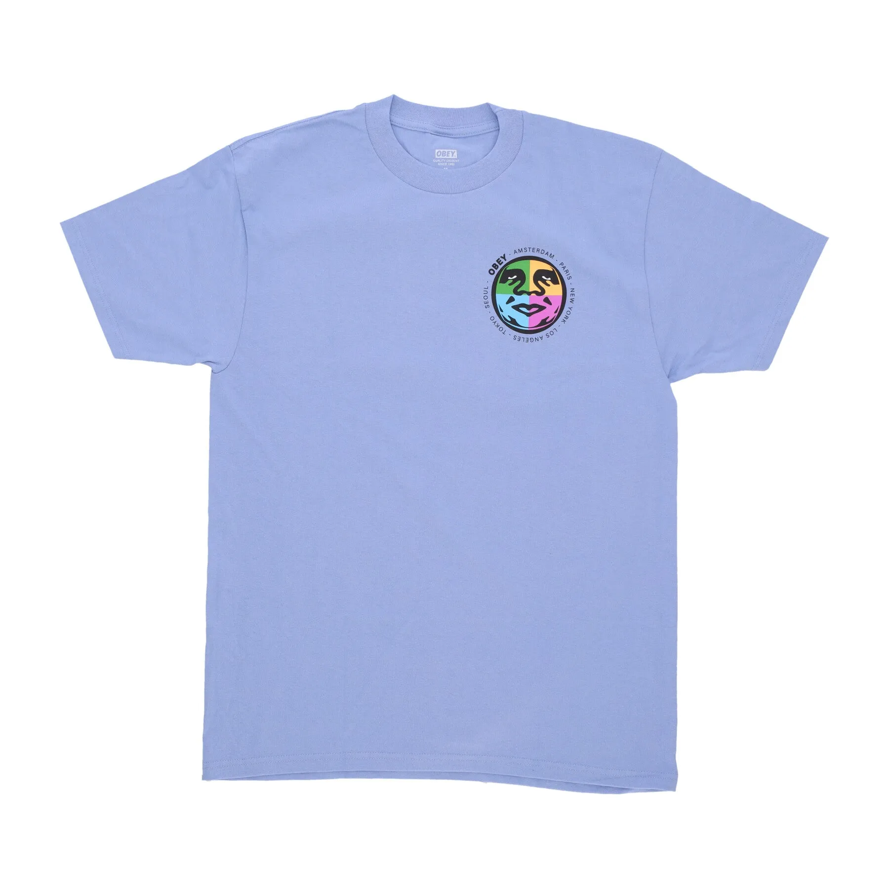 Maglietta Uomo City Built Classic Tee Digital Violet