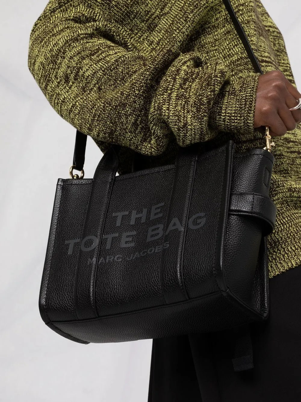MARC JACOBS LEATHER MINI TOTE BAG