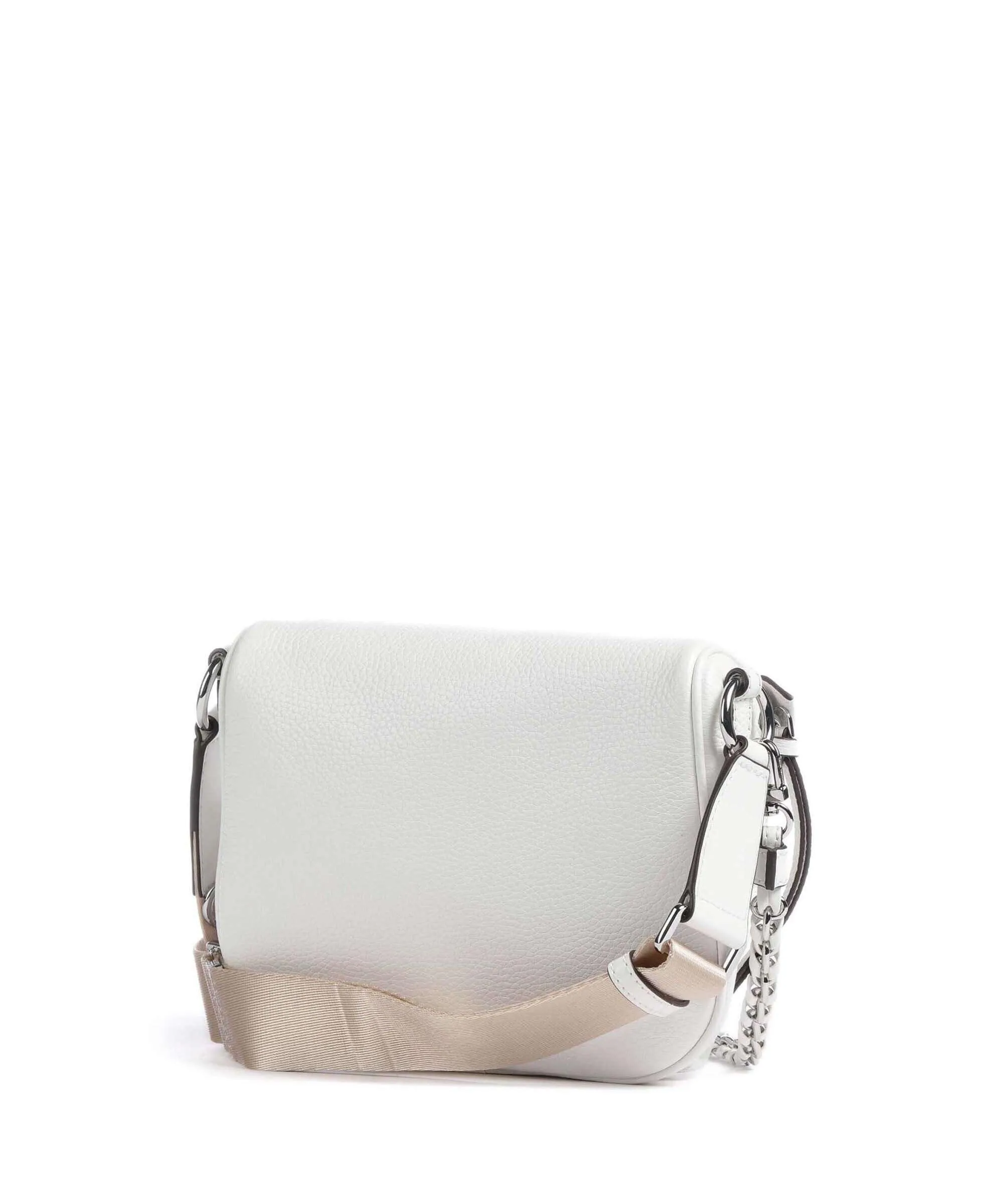  Michael Kors Slater Borsa a tracolla pelle di vacchetta grana bianco  