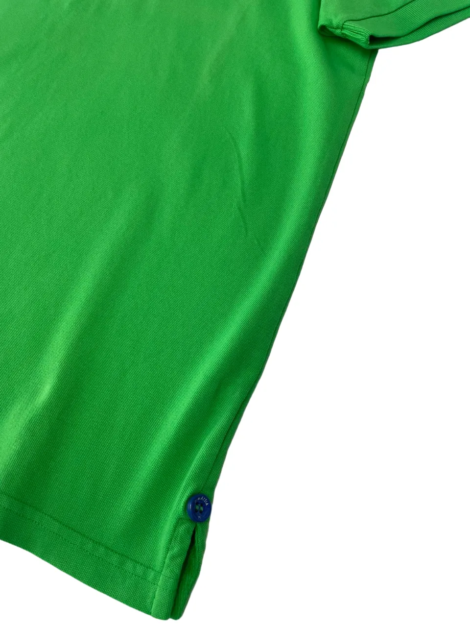 POLO VERDE IN COTONE CON RICAMO LOGO