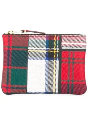 Portafoglio con motivo tartan