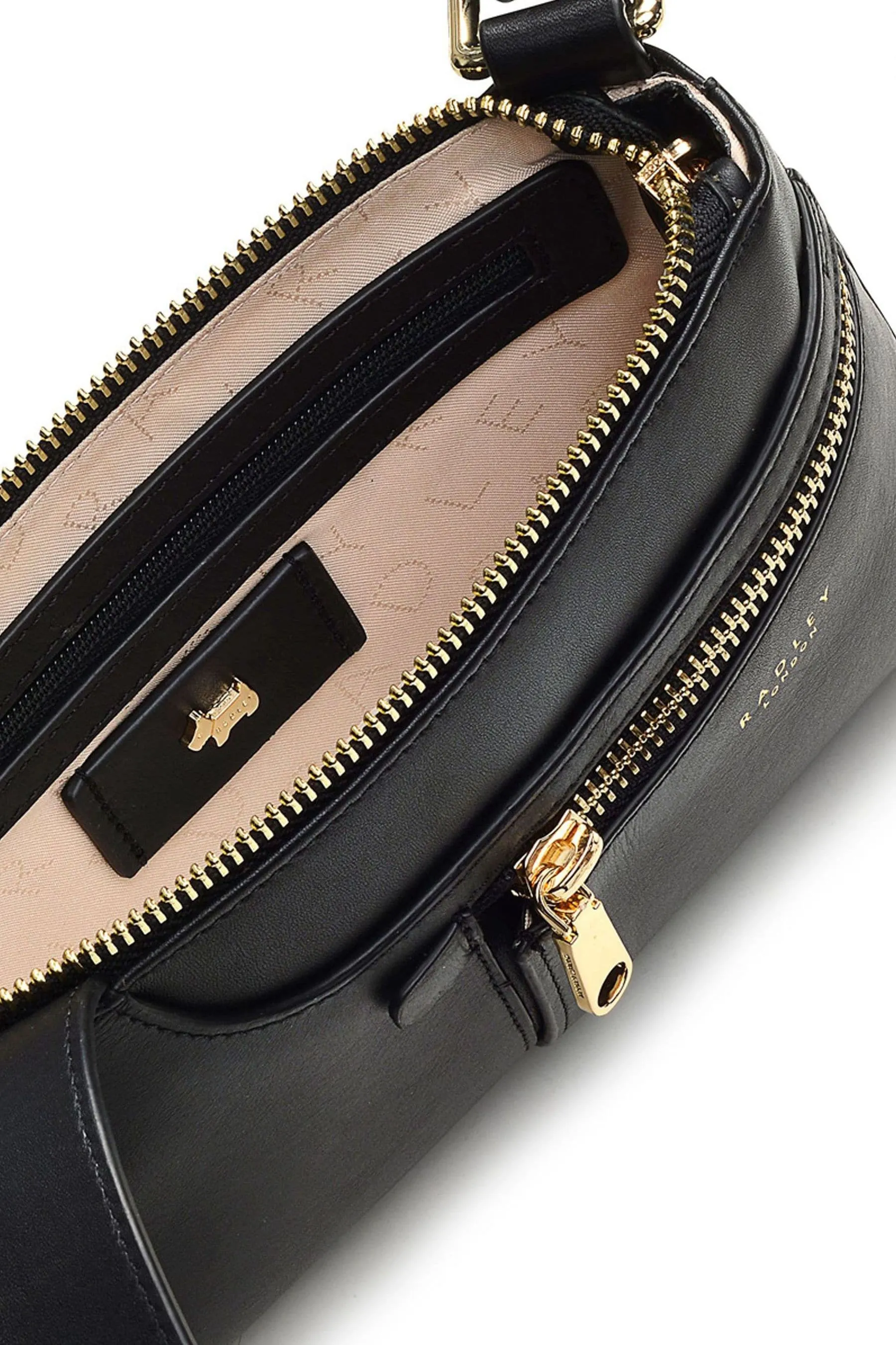Radley London - Mini Pockets - Nero a tracolla con zip in alto - Borsa