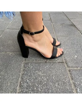 SANDALO ALTO NERO