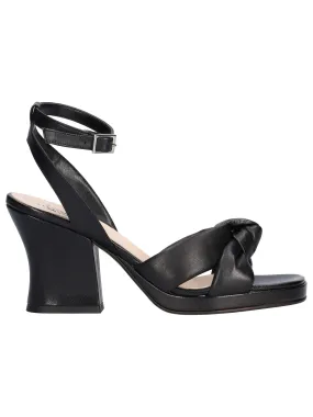 Sandalo tacco largo Liviana da donna nero