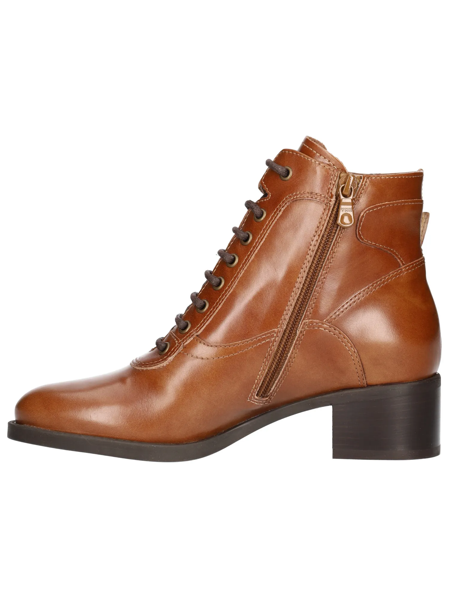 Stivaletto tacco basso Nero Giardini da donna cuoio