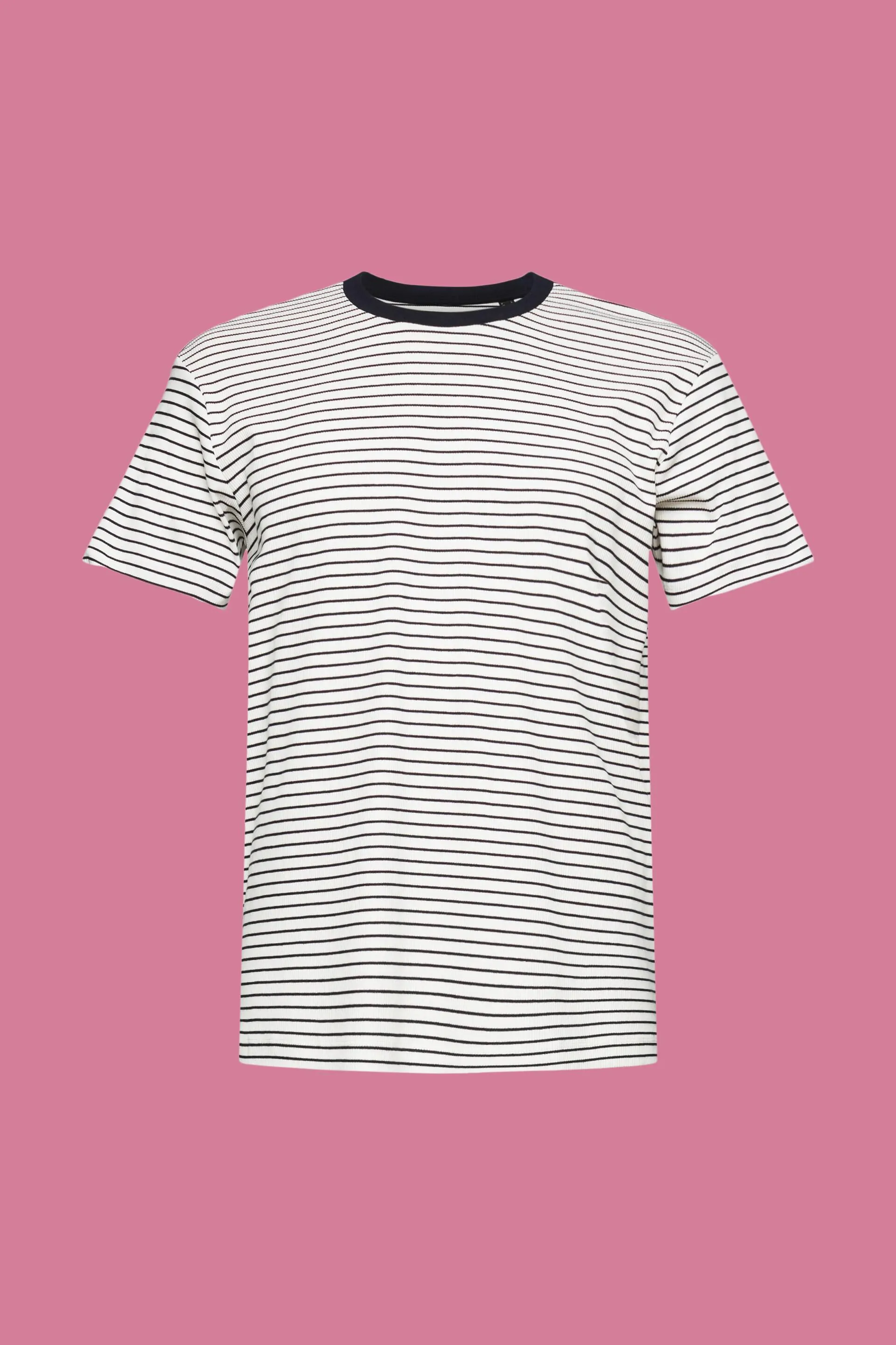 T-shirt a coste e a righe