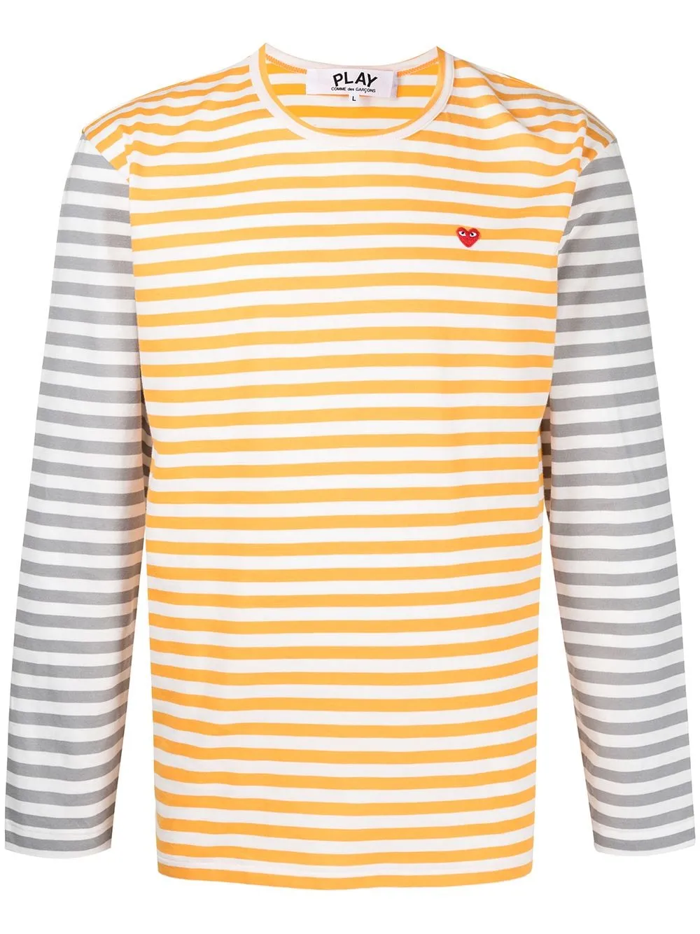 t-shirt manica lunga a righe