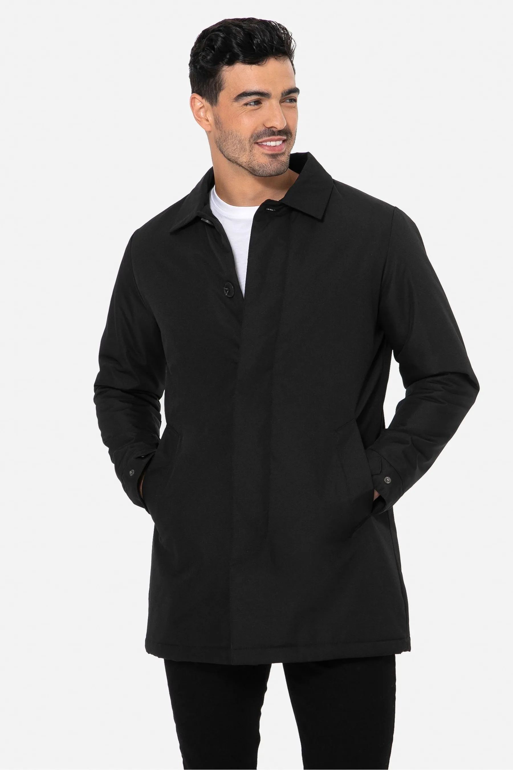 Threadbare - Trench lungo imbottito