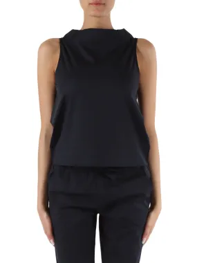 Top in popeline di cotone